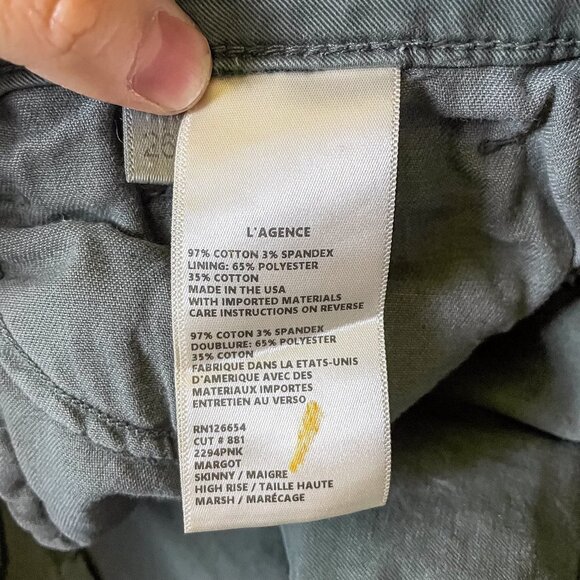 L'AGENCE Margot High Rise Skinny Jeans sz 26 - Picture 10 of 13